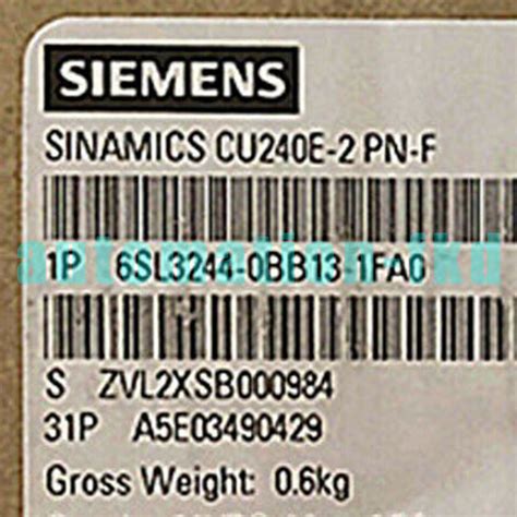 Brand New Siemens 6SL3244 0BB13 1FA0 6SL3 244 0BB13 1FA0 One Year