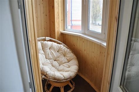 Варианты кресел для балкона - от плетеных до подвесных, сочетание с ...