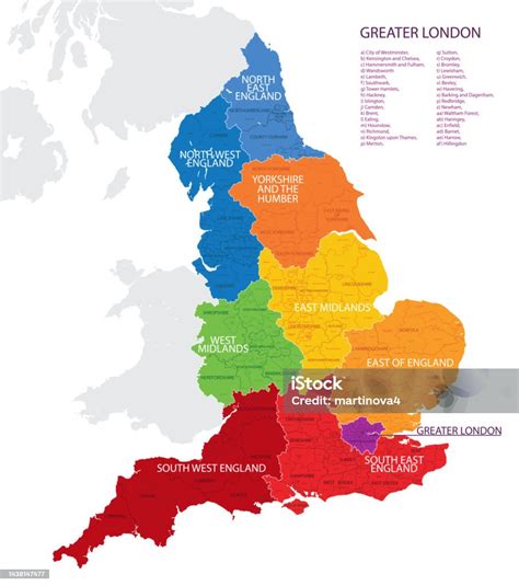 england map counties  cities