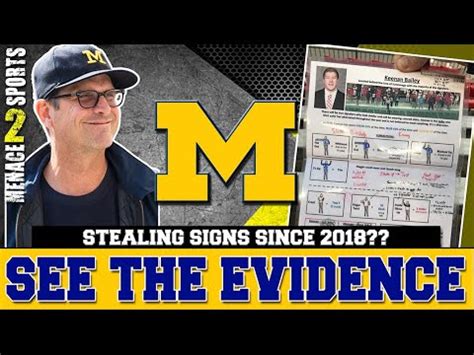 Evidence That Michigan Football Has Been Stealing Signs Since