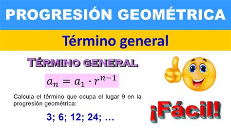 Progresi N Geom Trica T Rmino General O En Simo De Una Progresi N