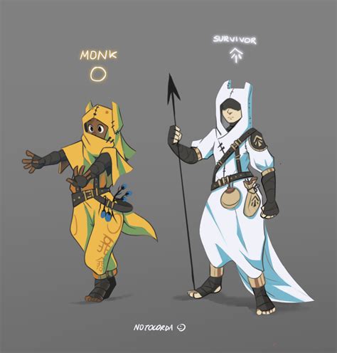 - Survivor and Monk - by NOTOCORDADA on DeviantArt