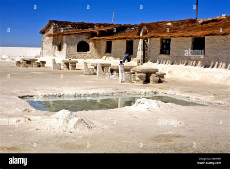 Salt Hotel Salar De Uyuni Bolivia Stock Photo Alamy