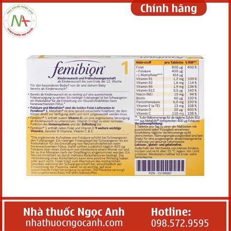 Uống Femibion 1 có cần uống thêm sắt không, mua ở đâu, giá bao nhiêu?