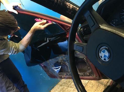 Тонировка 10% SunControl — BMW 3 series (E30), 1,8 л, 1988 года ...