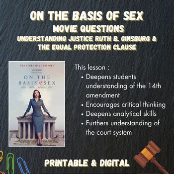 On The Basis Of Sex Ruth Bader Ginsburg Movie The 14th Amendment