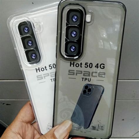 Jual SOFT CASE INFINIX HOT 50 4G HOT 50i HOT 50 PRO HOT 50 PRO PLUS CASE BNG PUTIH HOT