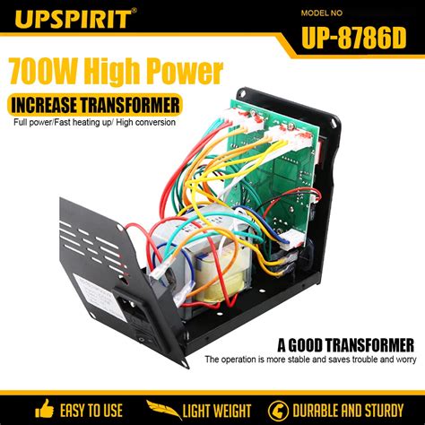 Upspirit Electric In Digtal Lcd Display Smd Soldering Iron Rework Station Hot Air Bga Welding