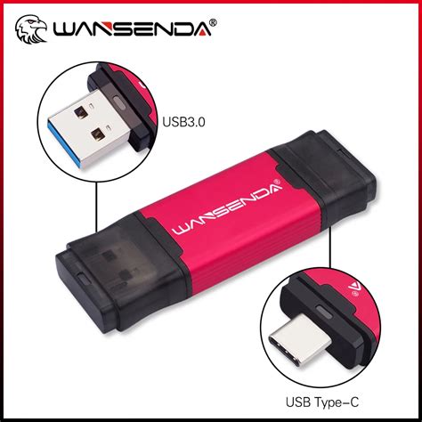 Wansenda Otg Usb Flash Drive In Type C Usb Pen Drive Gb