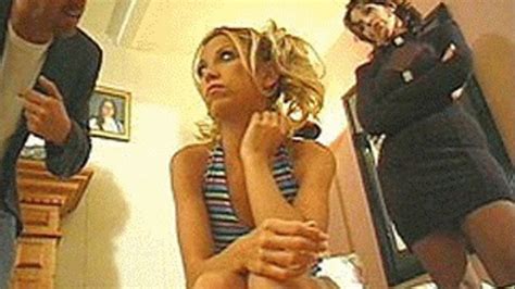 Married Couple Carries Out Punishment On Innocent Blonde High Adultery Sex Roleplay