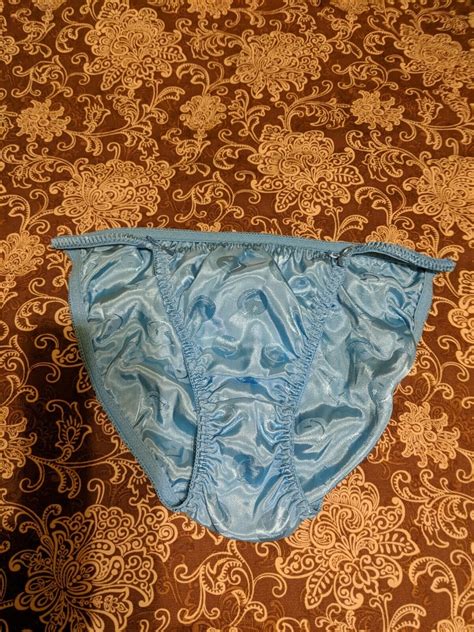 Vintage Joe Boxer Satin String Bikini Panties Size Gem