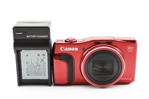 Yahoo オークション 極美品 Canon Powershot Sx710hs レッド 動作確