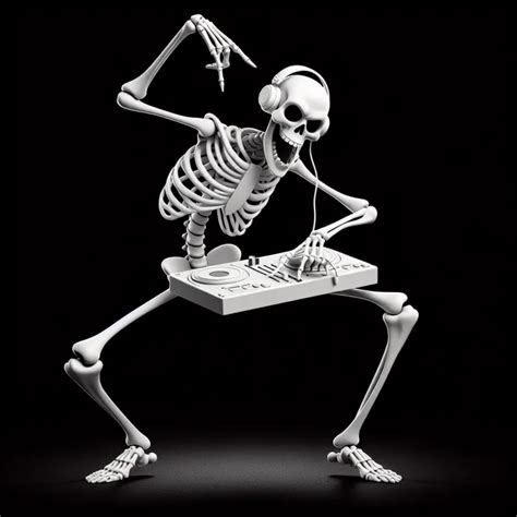 Funny Skeleton Vector Art Dalle Prompt