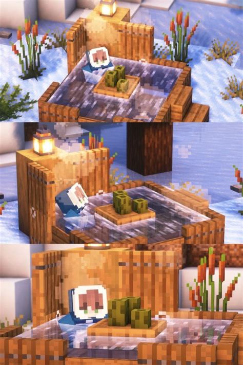 Minecraft Hot Tub Design By KoalaBuilds Minecraft Architecture Minecraft House Designs
