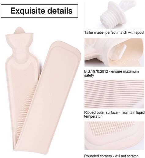 Classic Large Reusable Rubber Hot Water Bottle Custom From China Manufacturer Nanjing Superfit