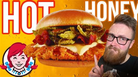 Wendys HOT HONEY CHICKEN SANDWICH Review HOW HOT YouTube