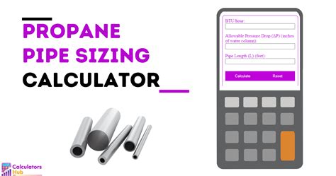Propane Pipe Sizing Calculator Online