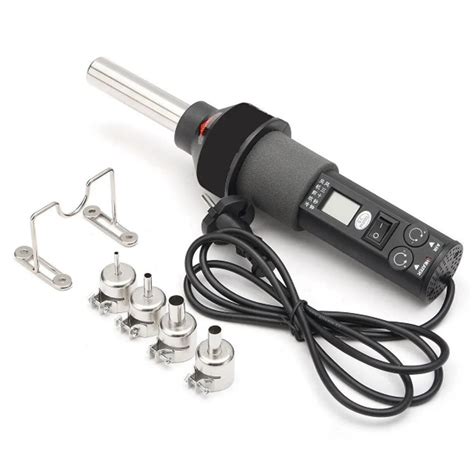 Portable Heat Hot Air Gun Bga Rework Solder Station Lcd W Blower Adjustable Electric
