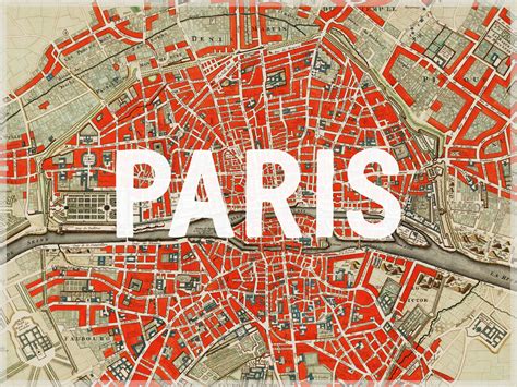 Carte De Paris Map Historical Vintage Maps Toutes Les Cartes Et