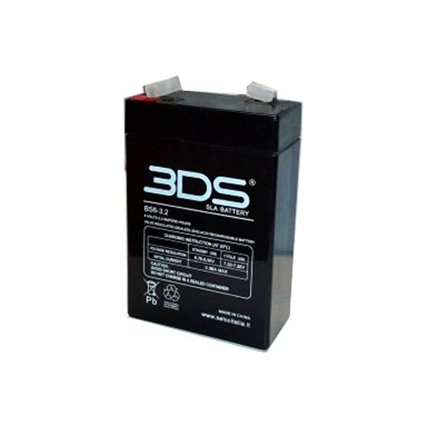 Bds Battery Agm 6v 3 2ah T1