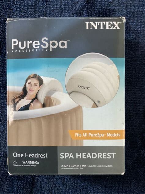 Intex Purespa Removable Inflatable Hot Tub Lounge Headrest Pillow Spa Accessory For Sale From