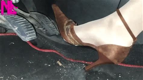 Revving In Nude Pantyhose And Brown Buckled Pumps Nylladys Foot Fetish Videos Clips4sale