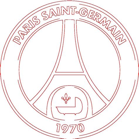 Paris Saint Germain Coloring Pages Coloring Nation