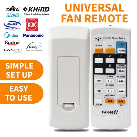 Universal Fan Remote Ceiling Wall Fan Control Shopee Malaysia