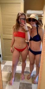Ribbed Texture Bandeau Bikini Set In Yellow Zaful