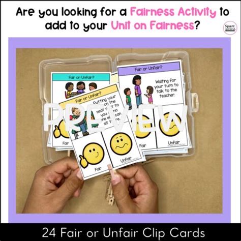 Fairness Clip Cards | Made By Teachers