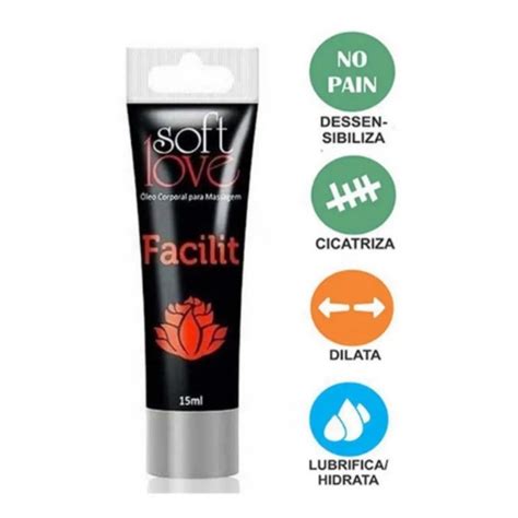 Sexo Anal Facilit Gel Lubrificante Anest Sico X Soft Love Lojas Fox Brasil Moda Intima