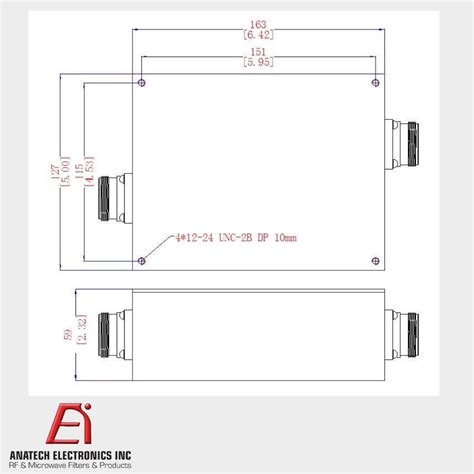 Anatech Single Inout Dual Band Cavity Filter 896 915941 960 Mhz