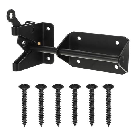 Landege 1pc Steel Door Latch Sliding Lock Heavy Duty Door Latch Sliding