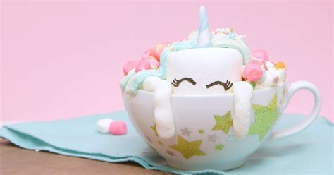 Unicorn Hot Chocolate Recipe Video Popsugar Food