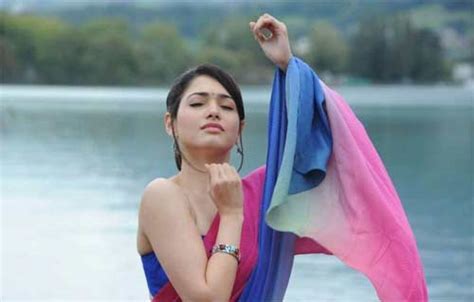Tamanna Hot Stills In Saree