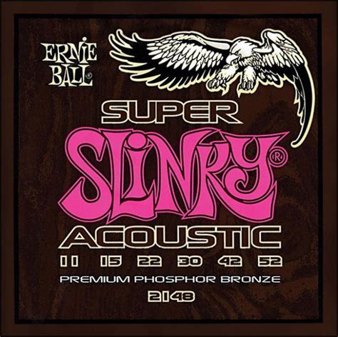 Струны Ernie Ball ACOUSTIC SUPER SLINKY 2148