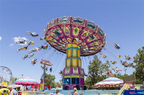 Alameda County Fair July Th June Carnival Rides Active Duty San