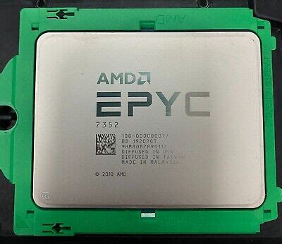 AMD 100-000000077 EPYC 7352 2.30GHz 24C 128M 155W Processor ( UNLOCKED ...