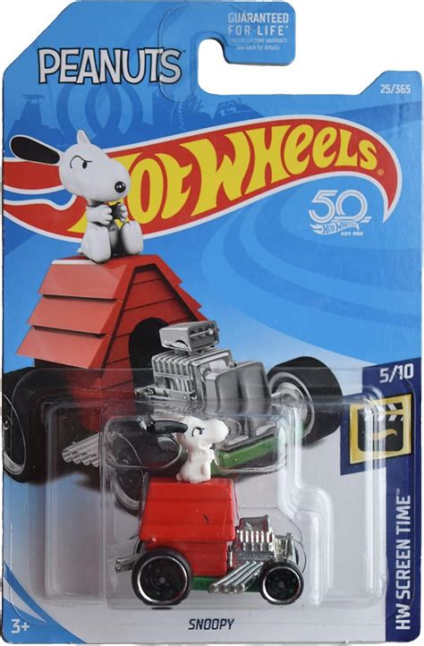 Amazon Hot Wheels Snoopy HW Screen Time 5 10 Toys Games