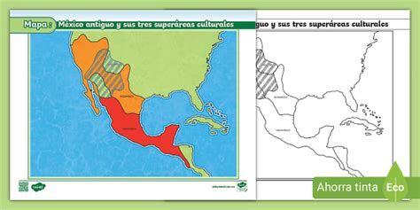 Mapa Del México Antiguo Teacher Made Twinkl