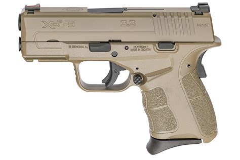 Springfield Xds Mod2 33 Single Stack 9mm Desert Fde Cerakote Carry