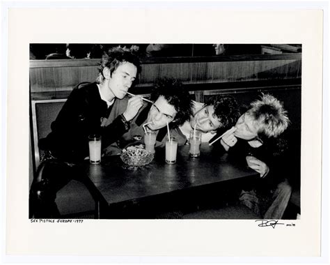 Lot Detail Sex Pistols Europe Original Bob Gruen Signed Photograph