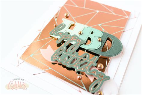 How To Use The Pinkfresh Studio Solid Hot Foil Plate With Gemini Foil Press Sprinkled With Glitter