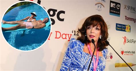 Joan Collins Looks Gorgeous In Bikini As She Takes A Dip With Year Old Husband