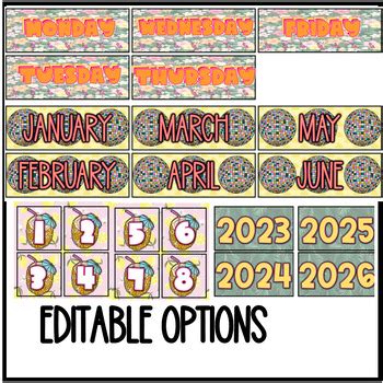 Tropic Like It S Hot Flip Calendar By Julia S Colorful Classroom