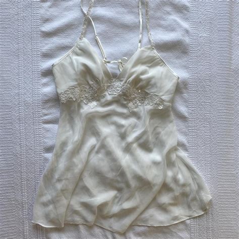White Babydoll Lingerie Size M Ballet Core White Depop