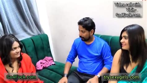 Indian Hot Two Housewife Bhabhis With A Dewar Hardcore Threesome Sex