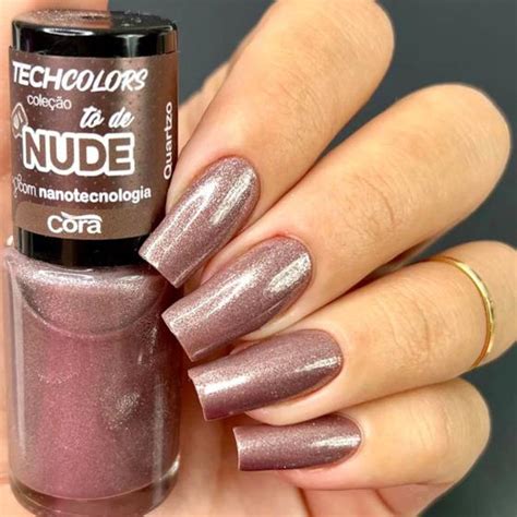 Esmalte Cora Techcolors T De Nude Perolado Quartzo Ml Cora Profissional Esmalte Magazine