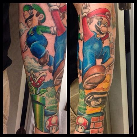 Super Mario Bros Tattoo