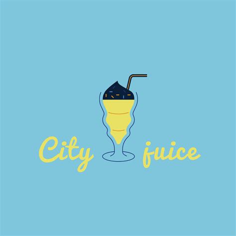 City Juice Bar Logo Design Online Logo Template Vistacreate